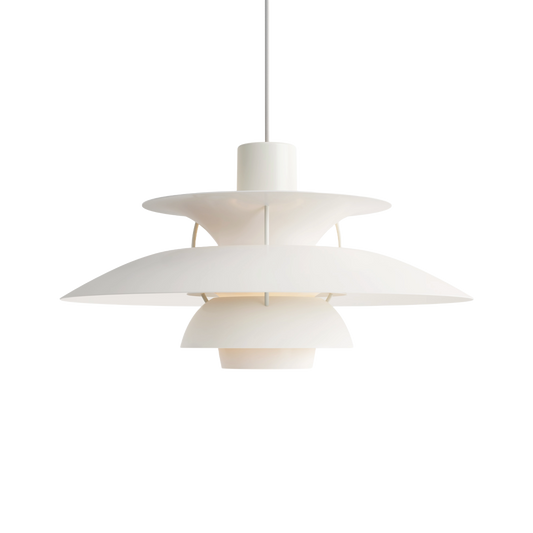 Louis Poulsen - PH 5 Pendel - Monokrom Vit