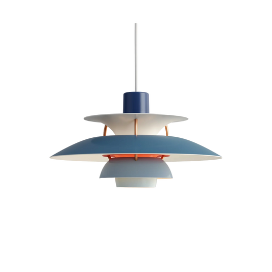Louis Poulsen PH 5 Mini Pendel - Nuancer af Blå
