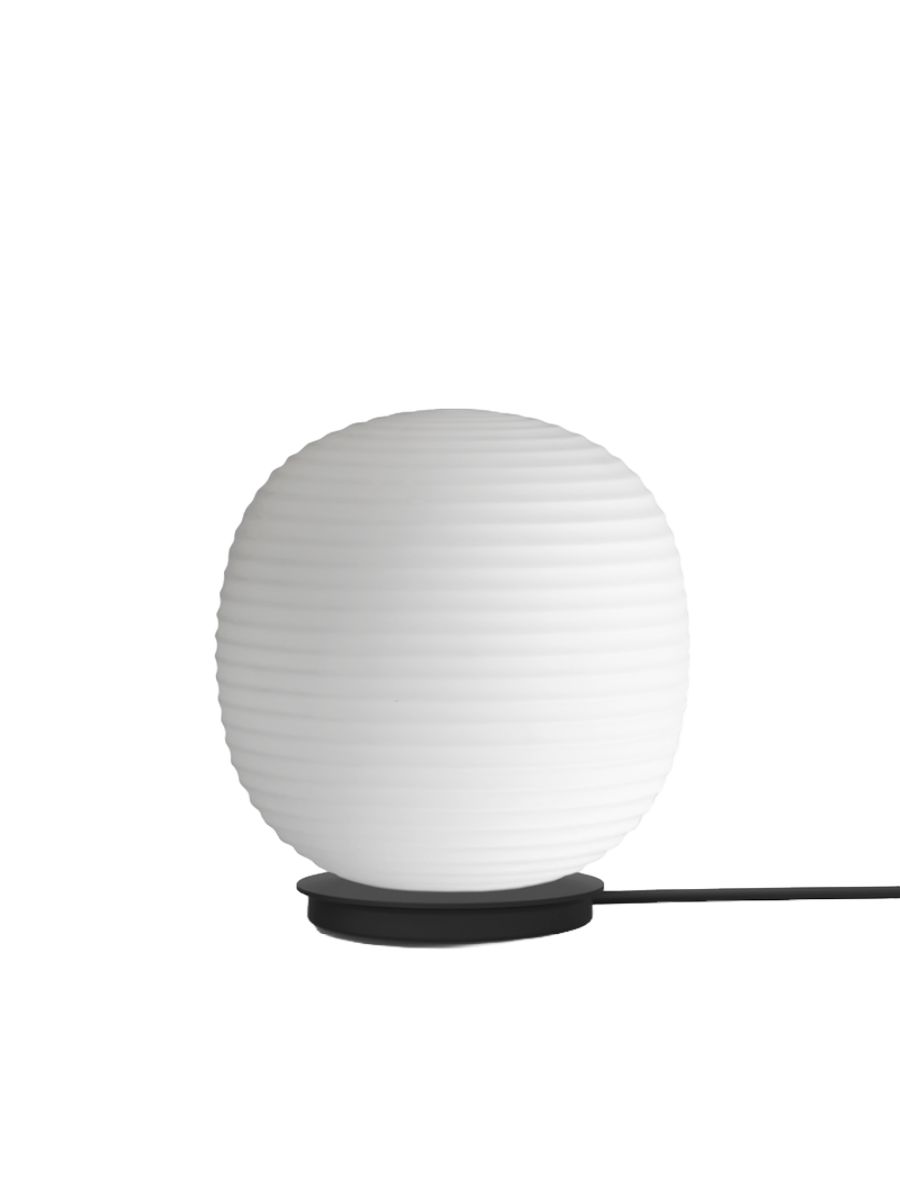 New Works Lantern Globe Bordlampe Ø30 - Sort Base