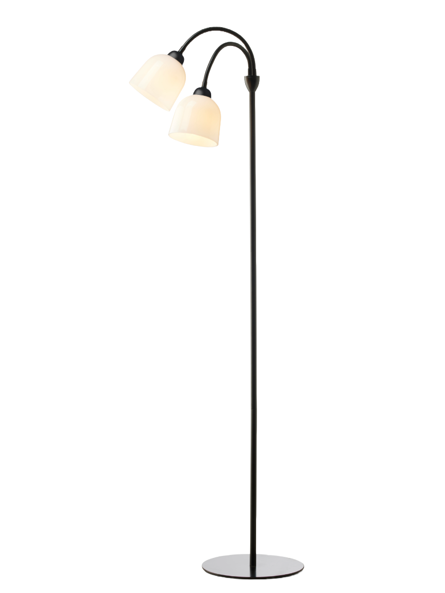 Halo Design Glow Gulvlampe 2-arm - Sort