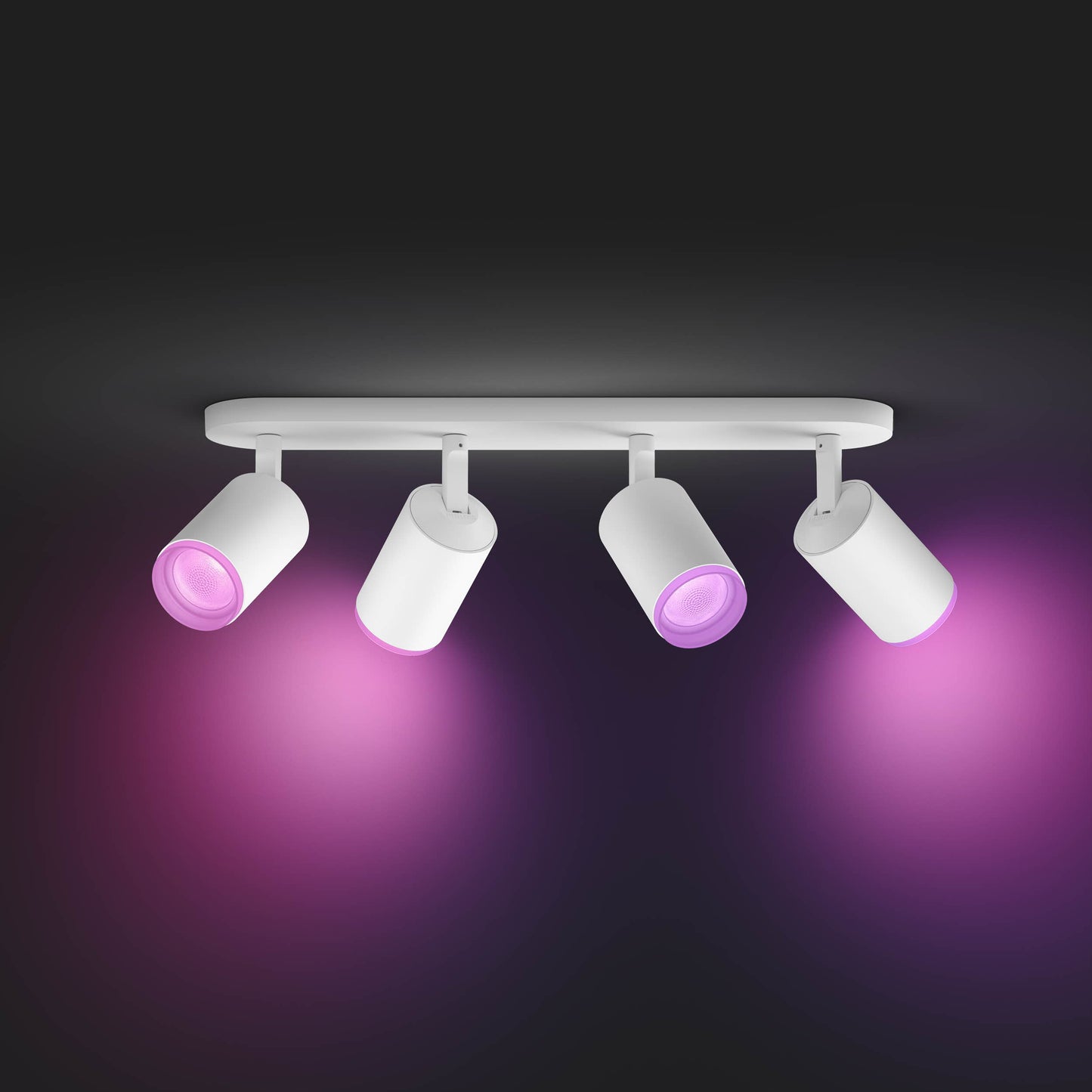 Philips Hue Fugato Hue Loftlampe 4-Spot - Hvid