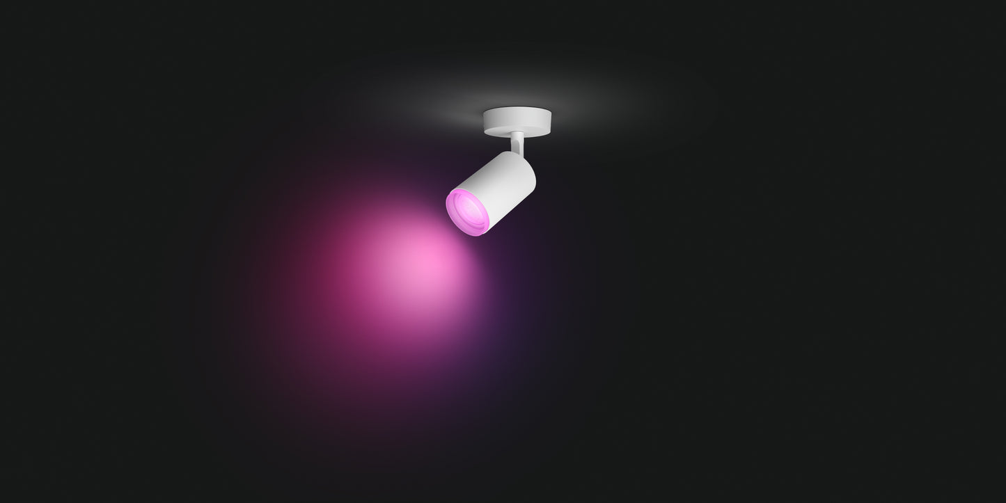 Philips Hue Fugato Hue Loftlampe Enkelt Spot - Hvid