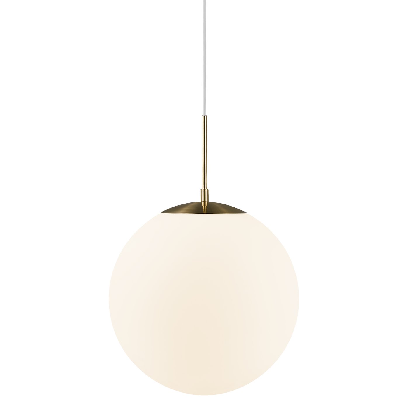 Nordlux Grant 35 Pendel - Opalhvid med messing