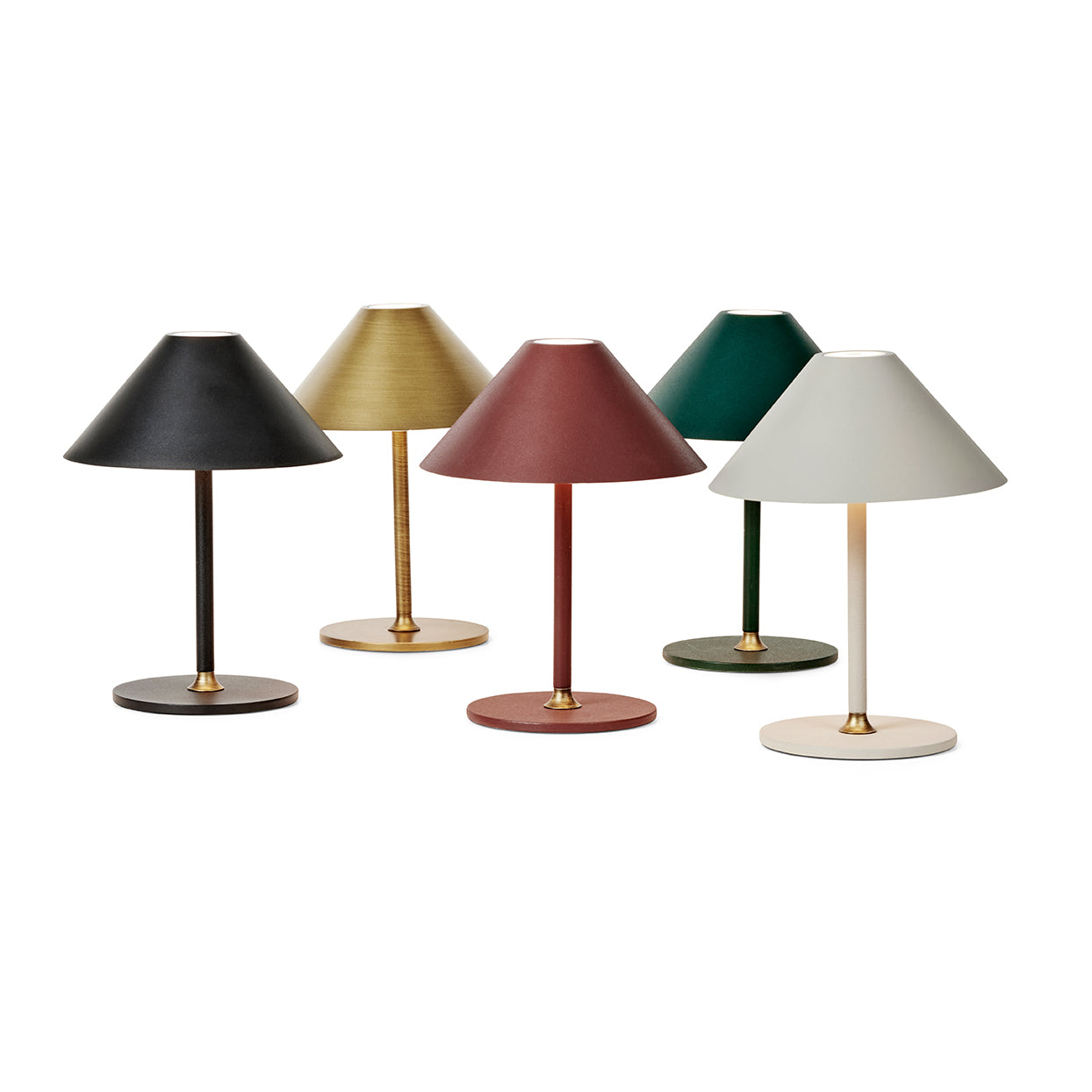 Halo Design Hygge Bordlampe Genopladelig Ø15 - Antik Messing