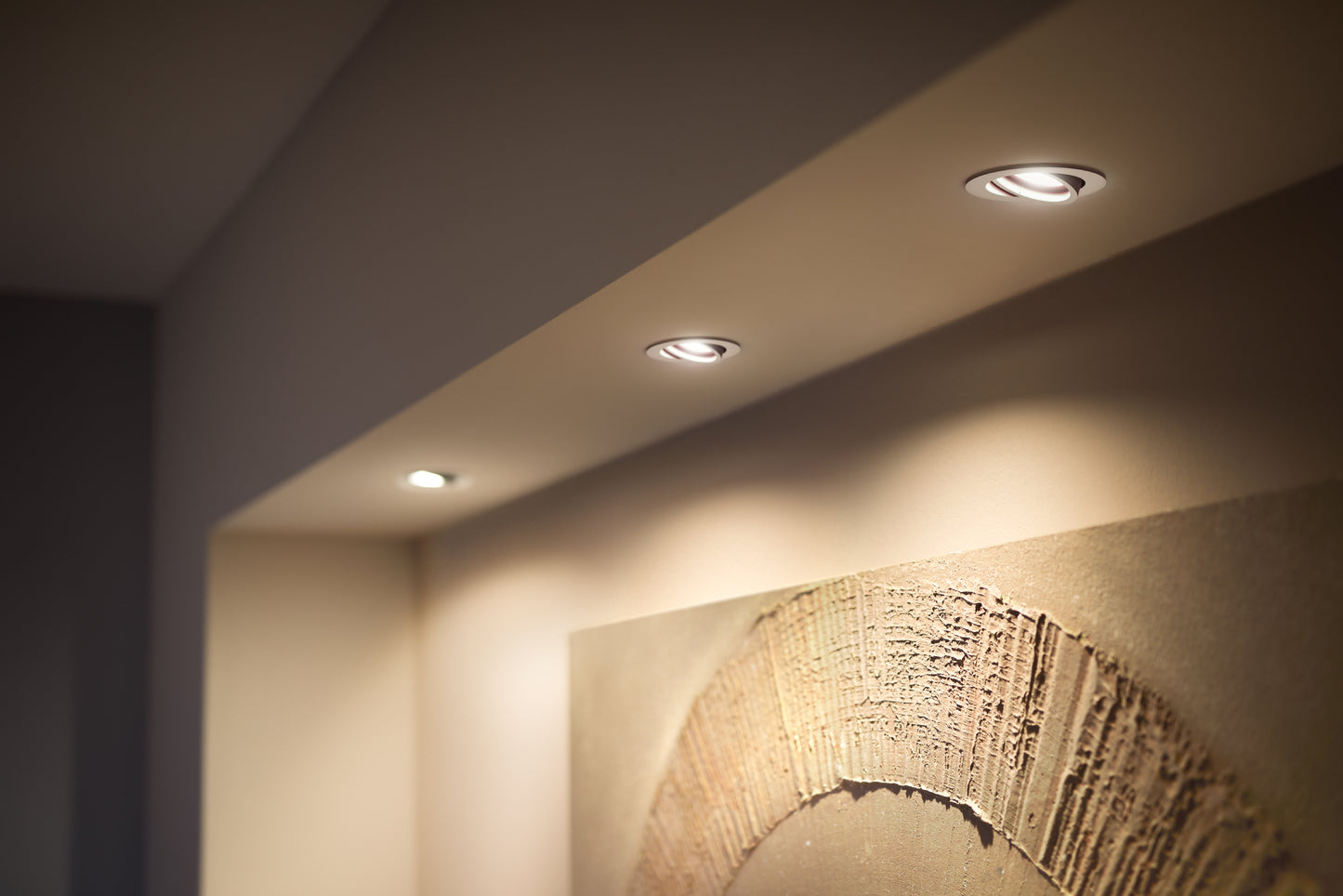 Philips hue Milliskin Hue recessed rund hvid 3-pak