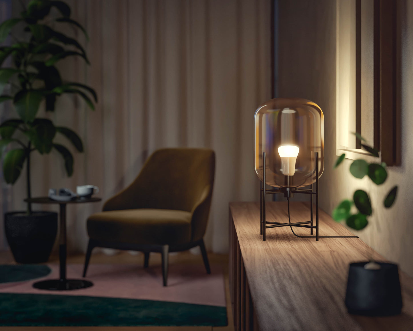 Philips Hue Hue Color E27 Standardpære m. Bluetooth