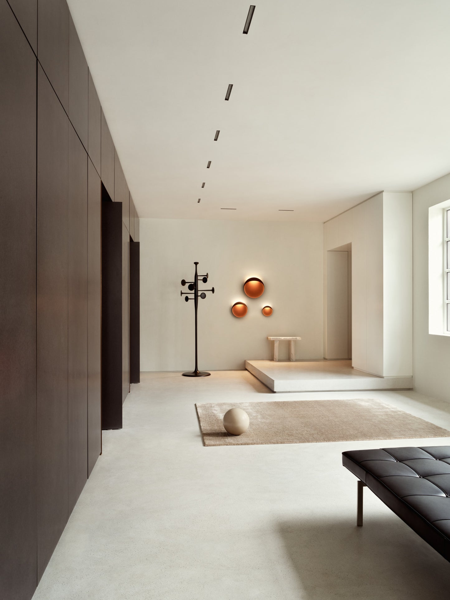 Louis Poulsen Flindt Væglampe LED - Corten Ø40
