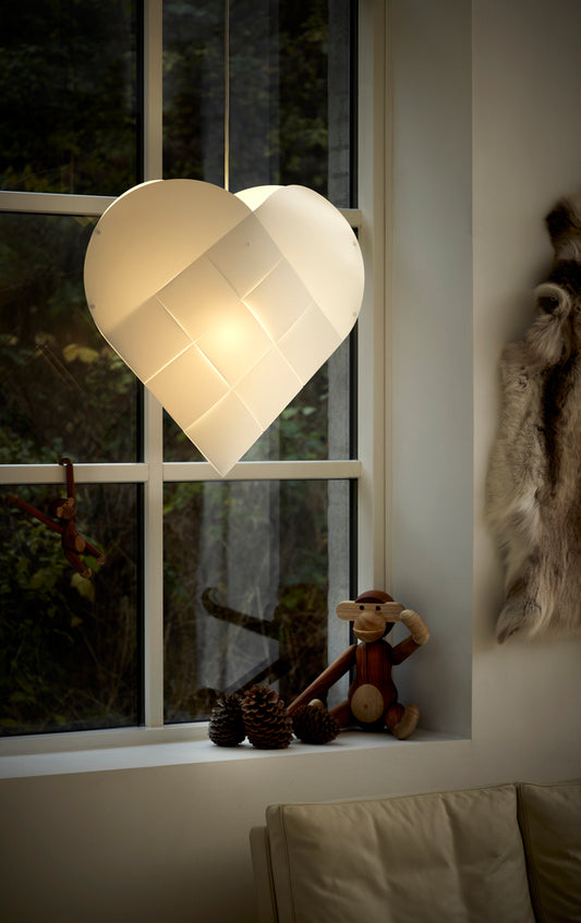 Le Klint - Love & Light Julehjerte XL Hvid