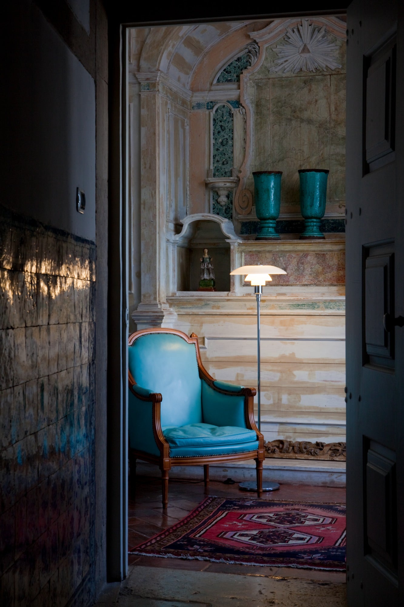 Louis Poulsen - PH 3½-2½ Gulvlampe - Højglansforkromet