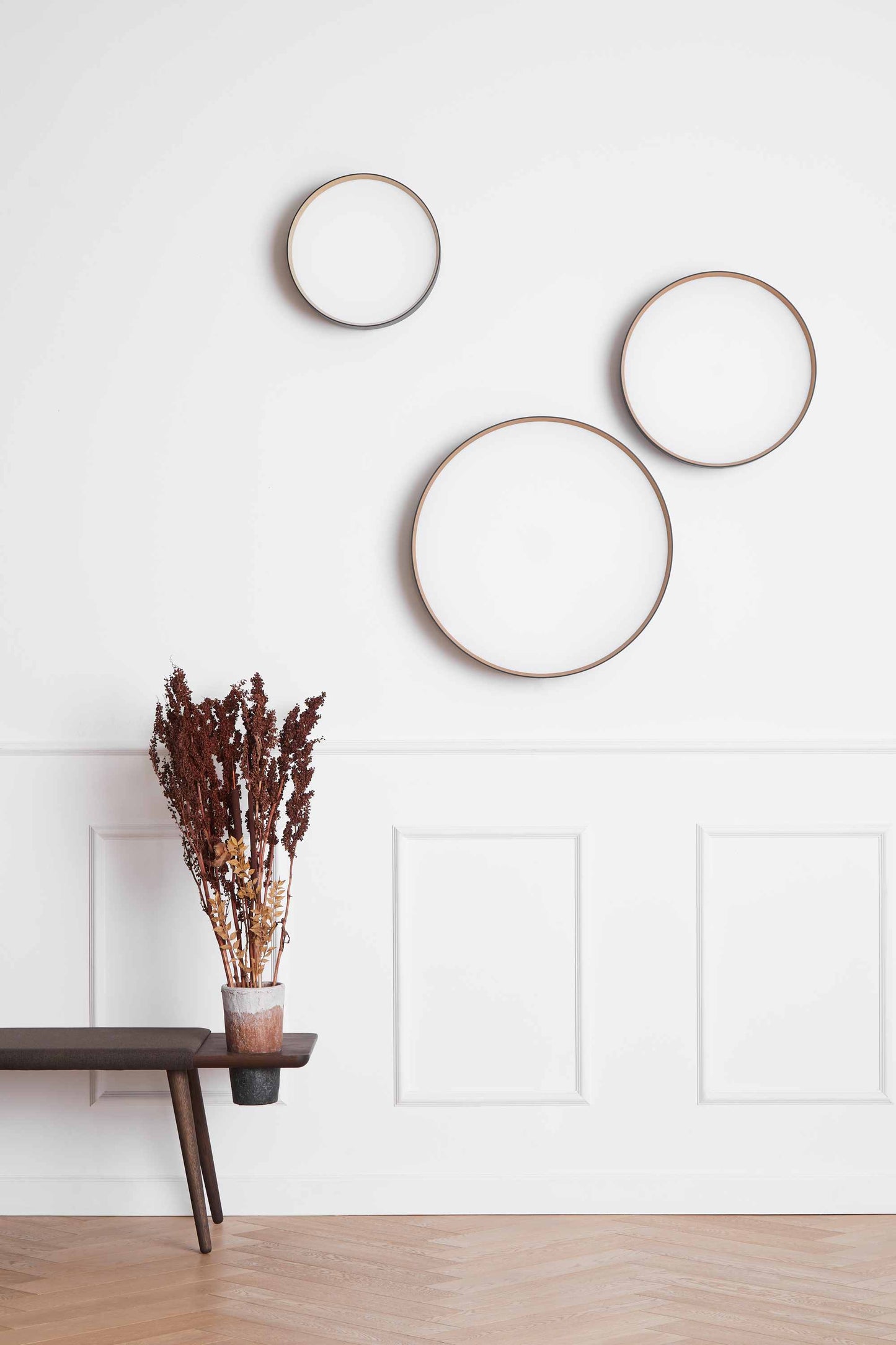 Vävstol design Lucia Taklampa 35 Svart/Guld