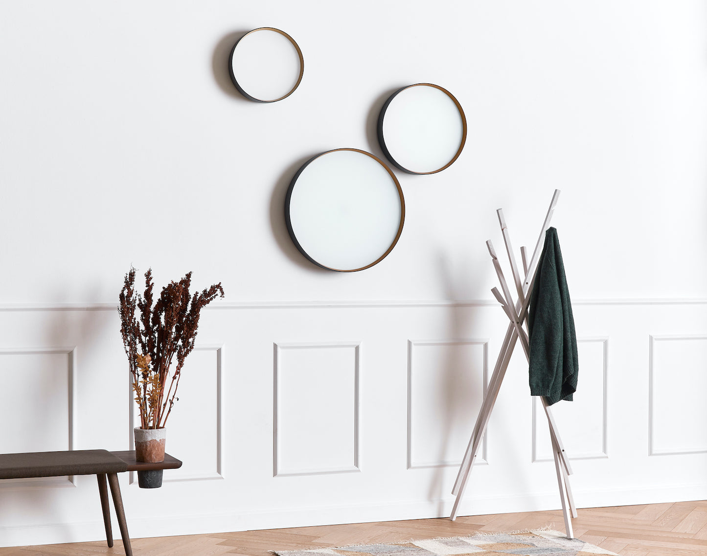 Vävstol design Lucia Taklampa 45 Svart/Svart