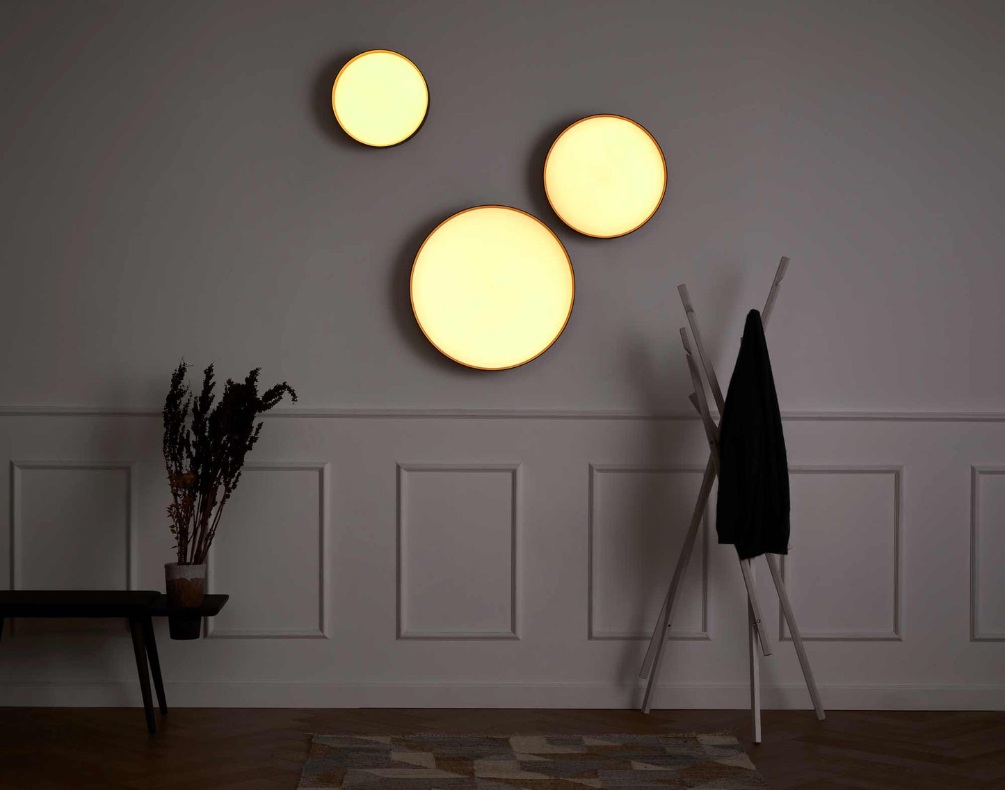 Vävstol design Lucia Taklampa 35 Svart/Guld