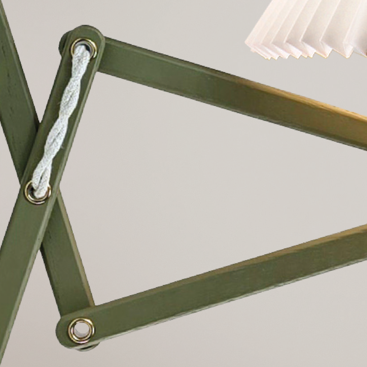 Le Klint SAX lampe 224 limited green edition, messing, 1-17 Papir