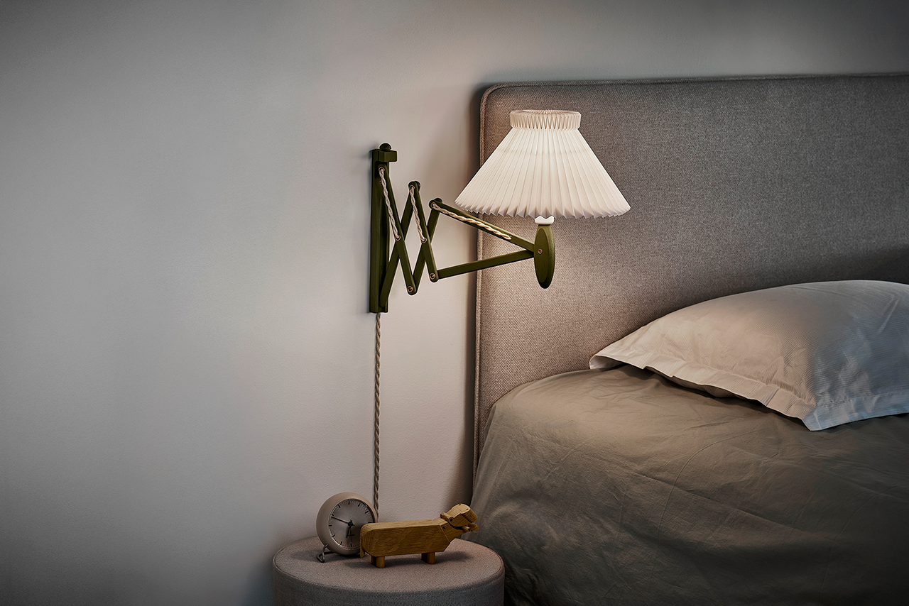 Le Klint SAX lampe 224 limited green edition, messing, 1-17 Papir