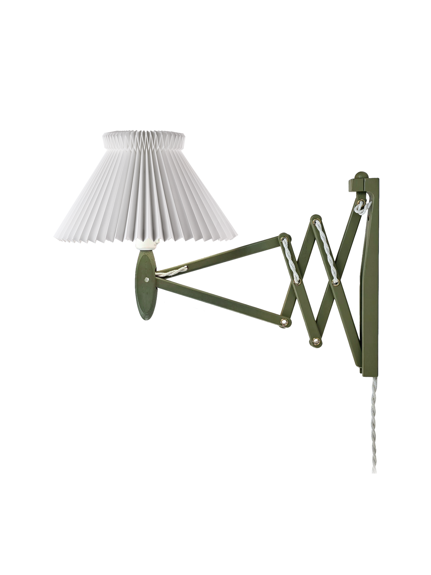 Le Klint SAX lampe 224 limited green edition, messing, 1-17 Papir