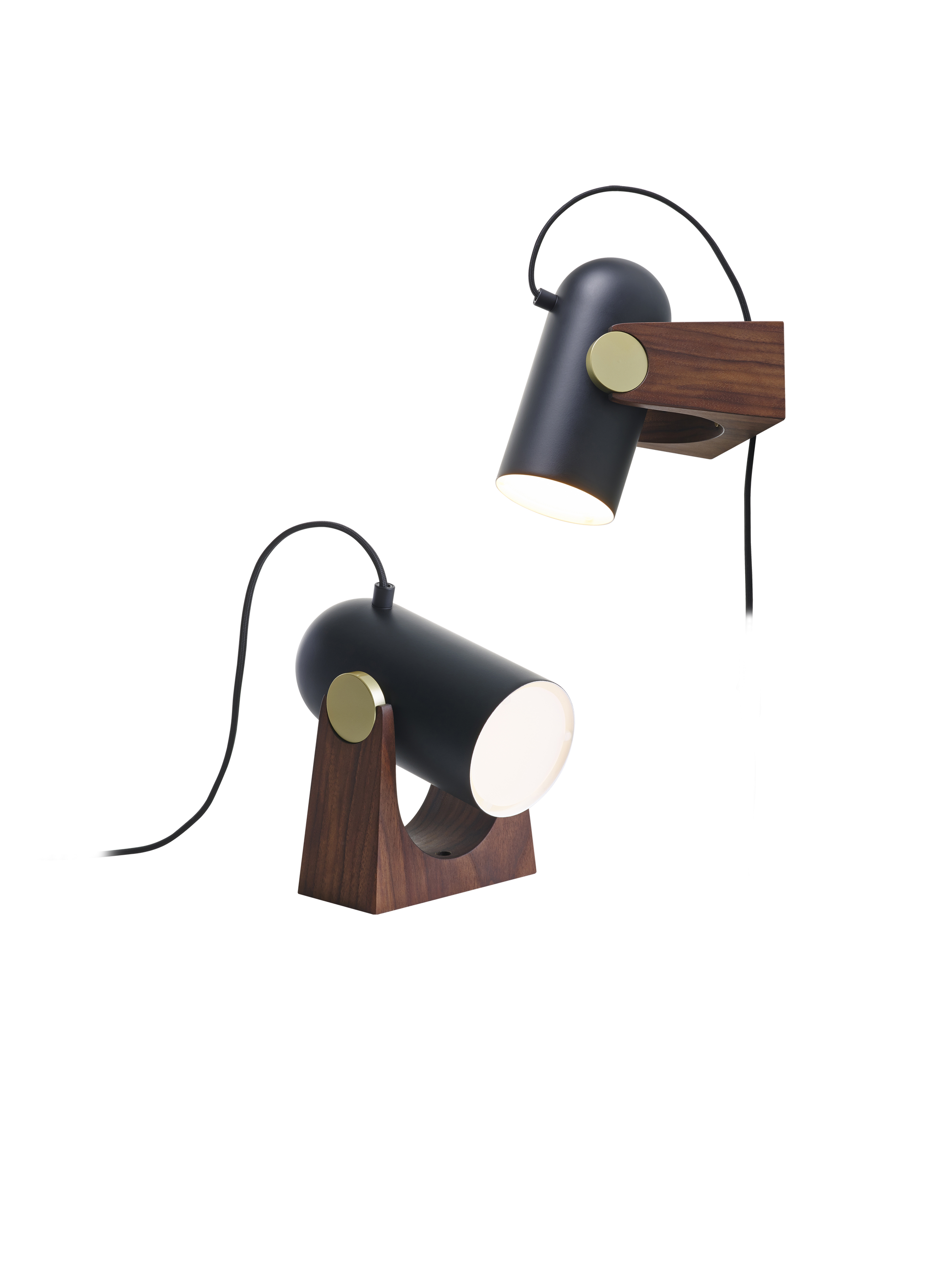 Carronade bord og væglampe fra LE Klint