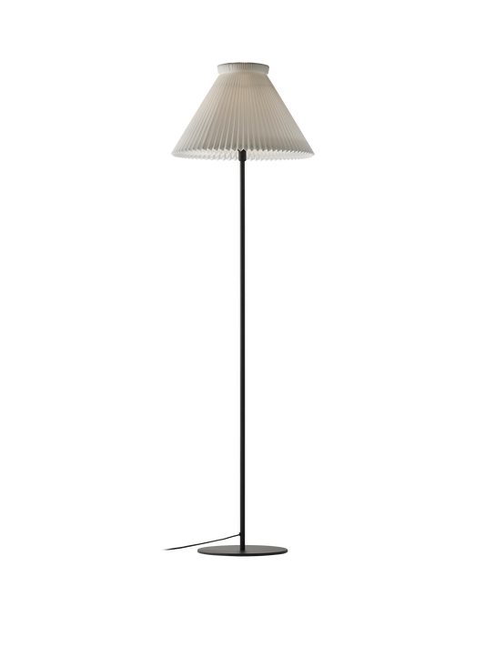 Le Klint Gulvlampe Model 334 Høj - Sort/Hvid Papir
