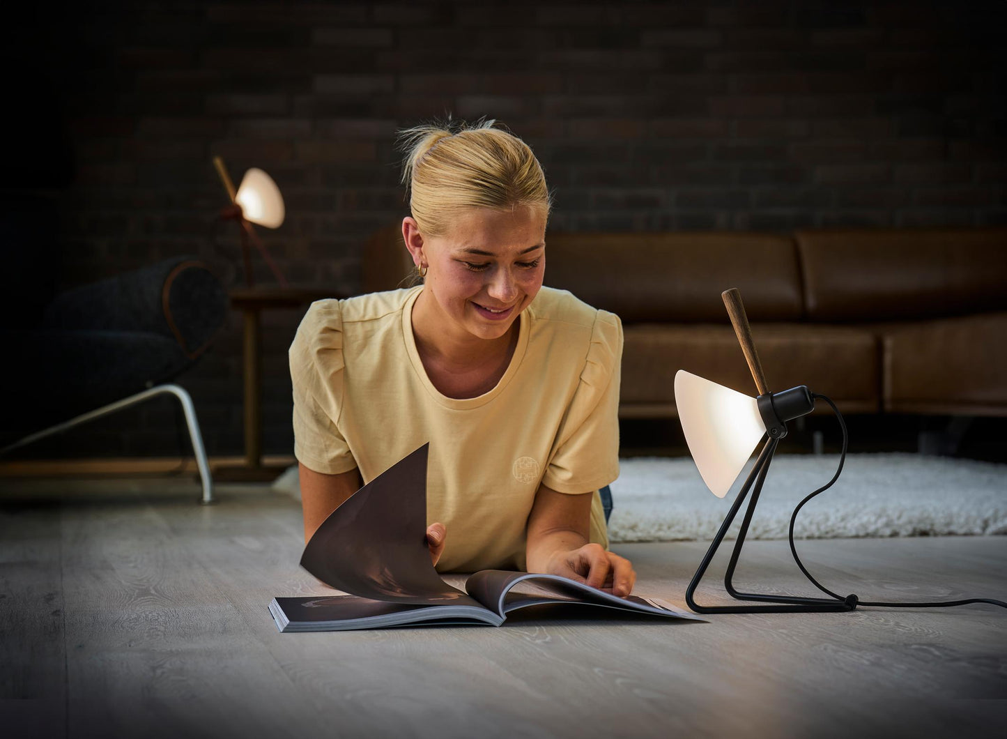 Le Klint 356 Bord/væg lampe SPOT Oxid rød