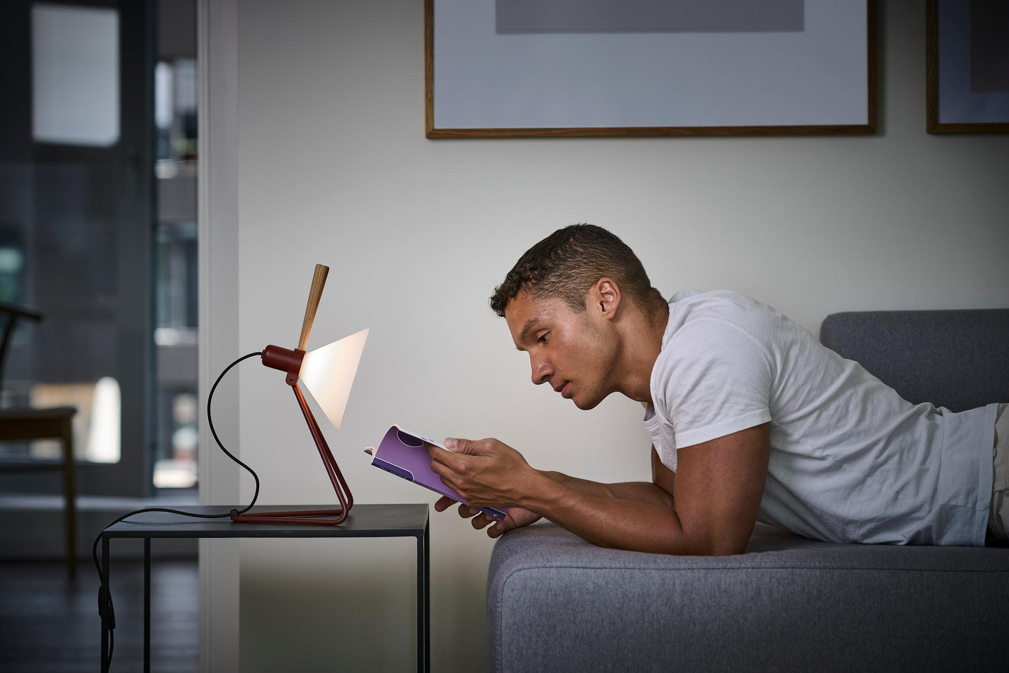 Le Klint 356 Bord/væg lampe SPOT Oxid rød