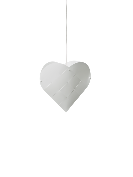 Le Klint - Love & Light Julehjerte Small Hvid