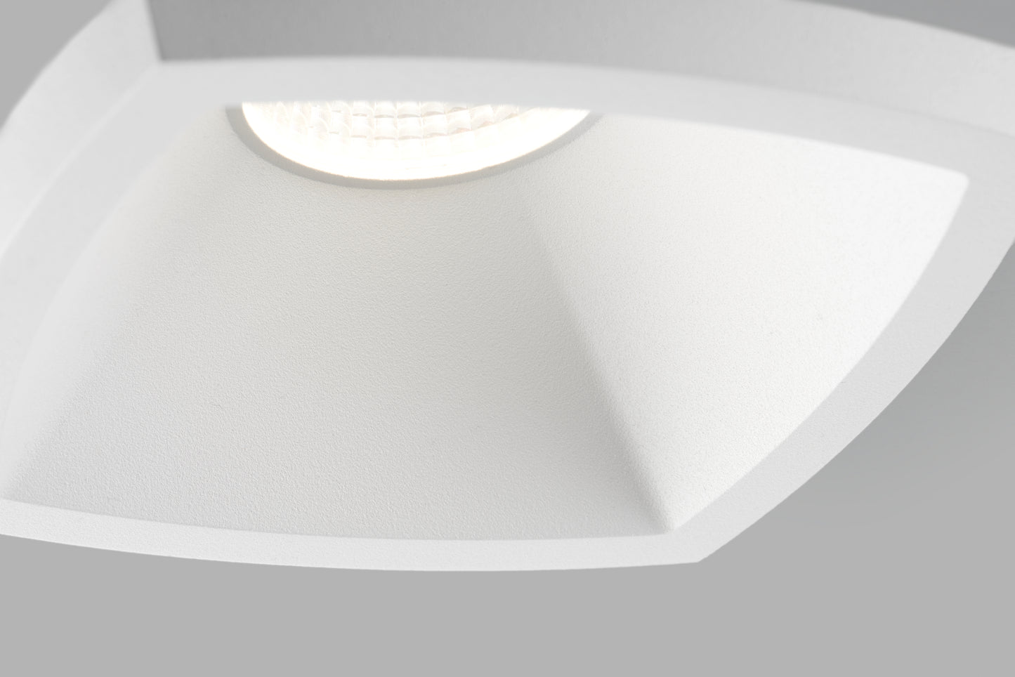 Light Point Mirage 1+ indbygningsspot 120mm - Hvid