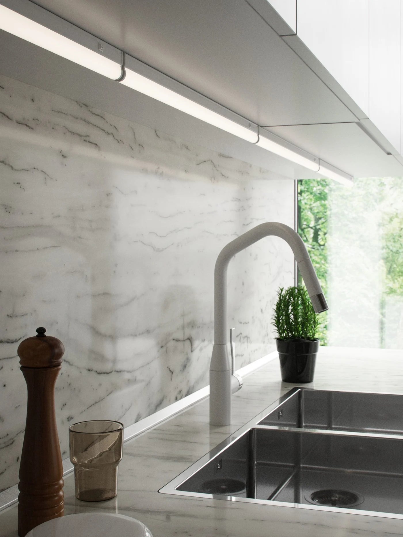 Nordlux Latona 11W lysarmatur hvid