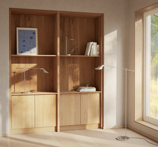 Fritz Hansen MS021 bordlampe - Stor - Stål