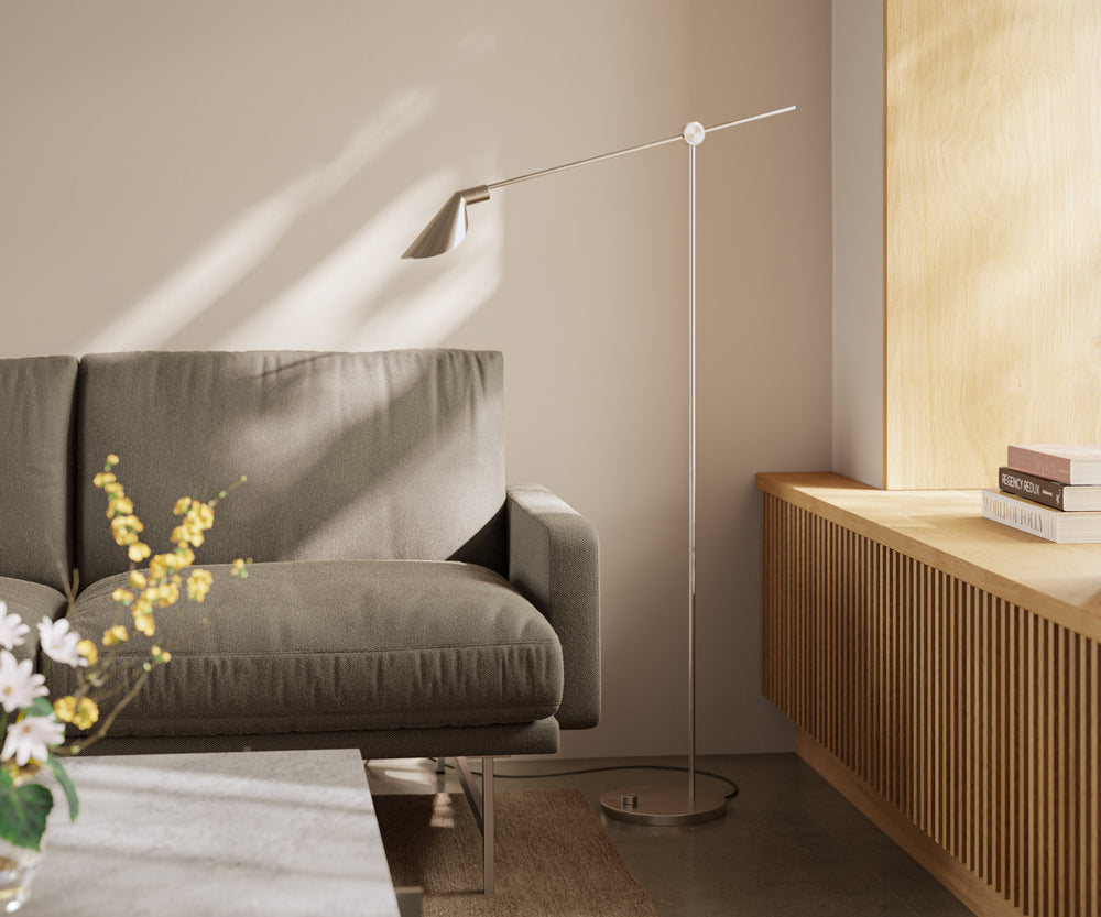 Fritz Hansen MS011 gulvlampe - Stål