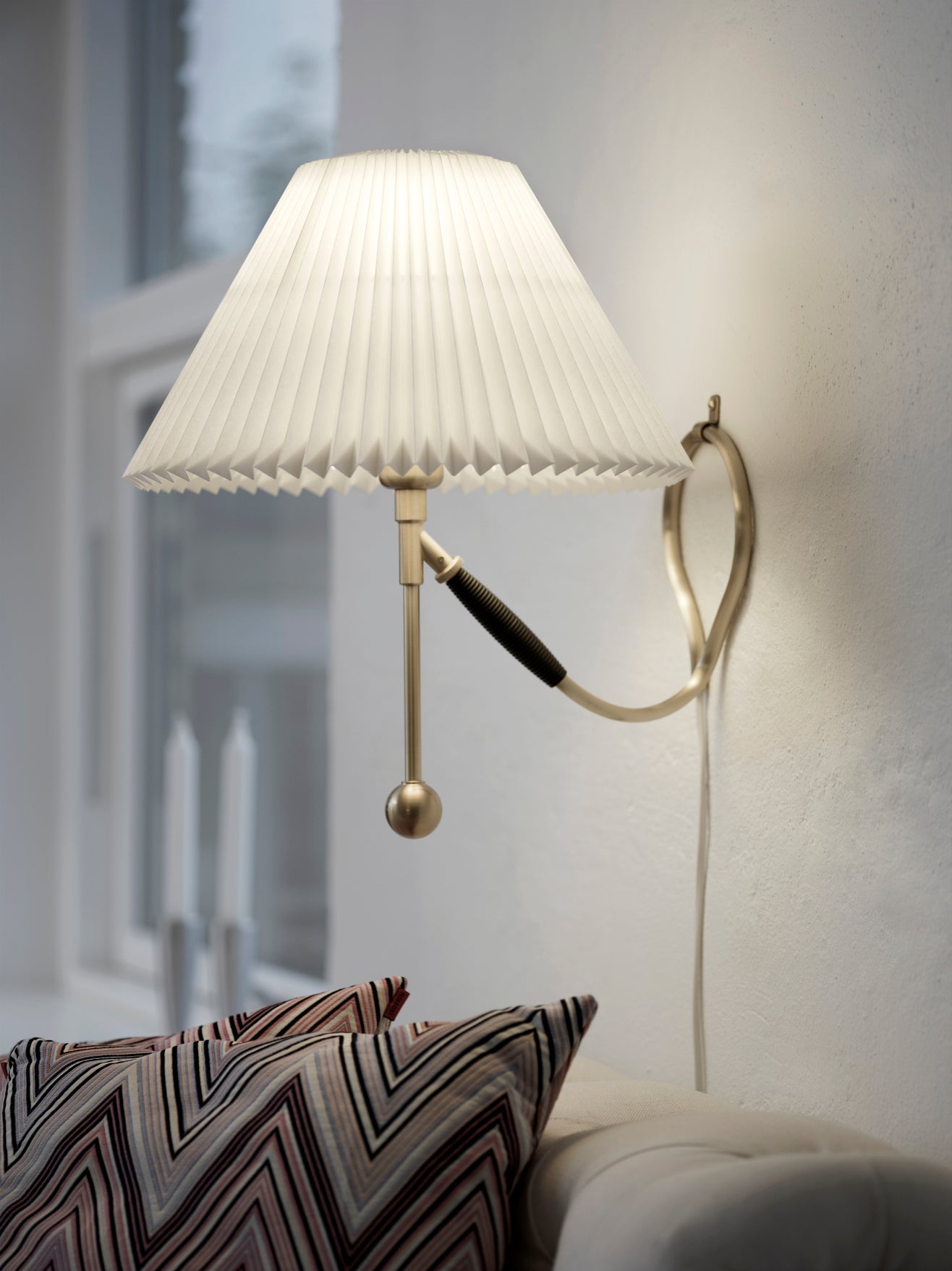 Le Klint - 306 Bordlampe/Væglampe Messing