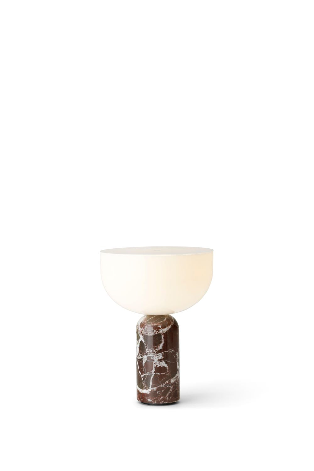 New Works Kizu Genopladelig Bordlampe - Rosso Levanto Marmor