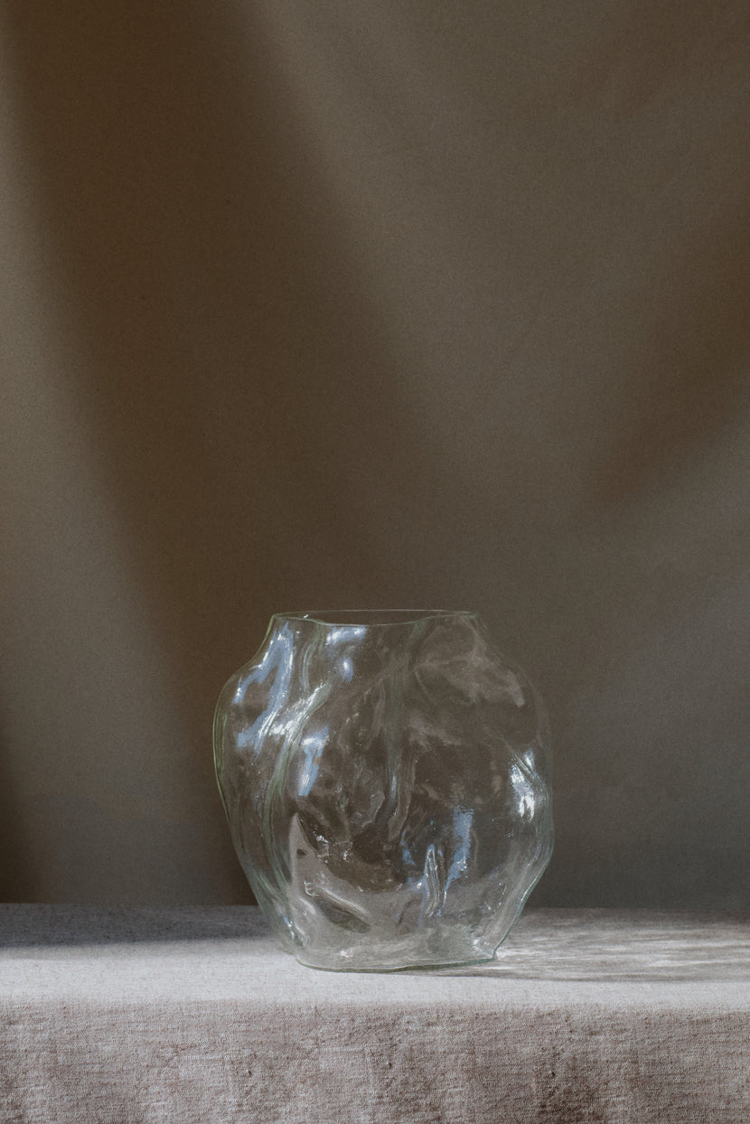 New Works Blæhr Vase Stor - Klar Glas