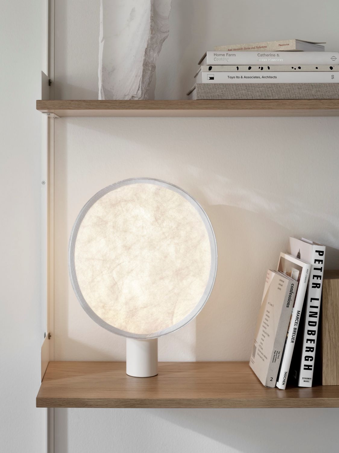 New Works Tense Genopladelig Bordlampe - Sort