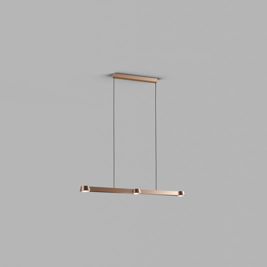 Light Point - Optic LED Lineær Pendel L1000 - Rosen Guld