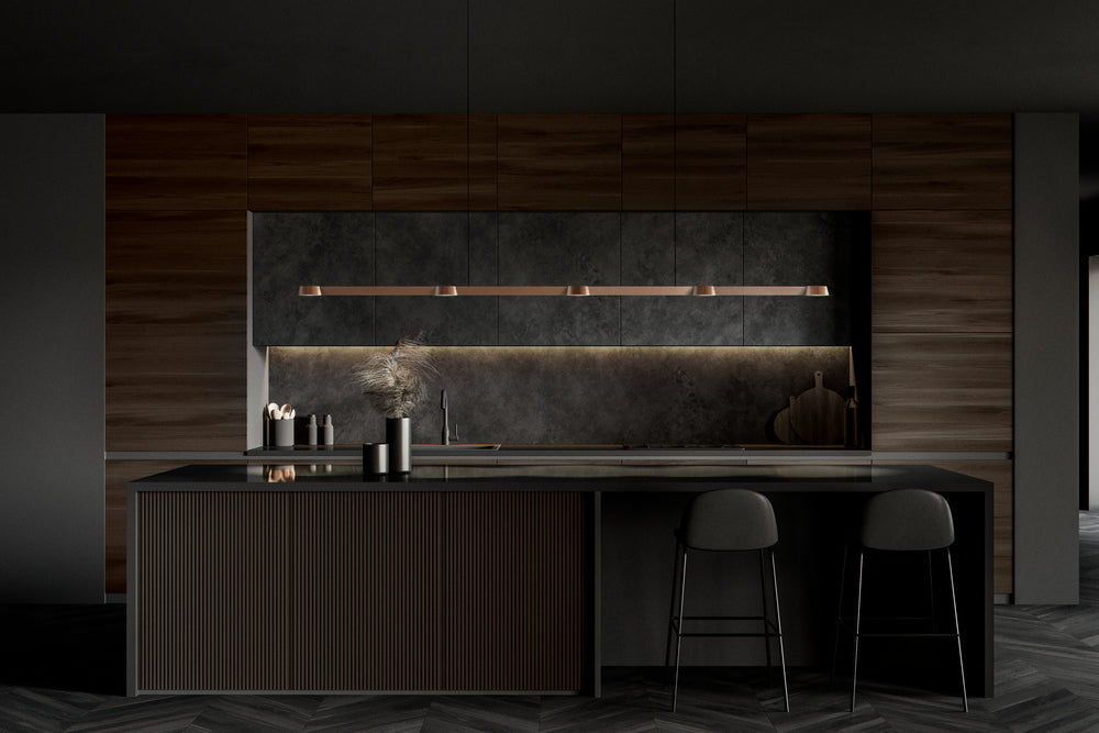 Light Point Optic LED Lineær Pendel L1500 - Titanium