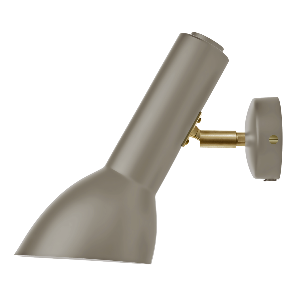 Cph Lightning Oblique væglampe messing - sand