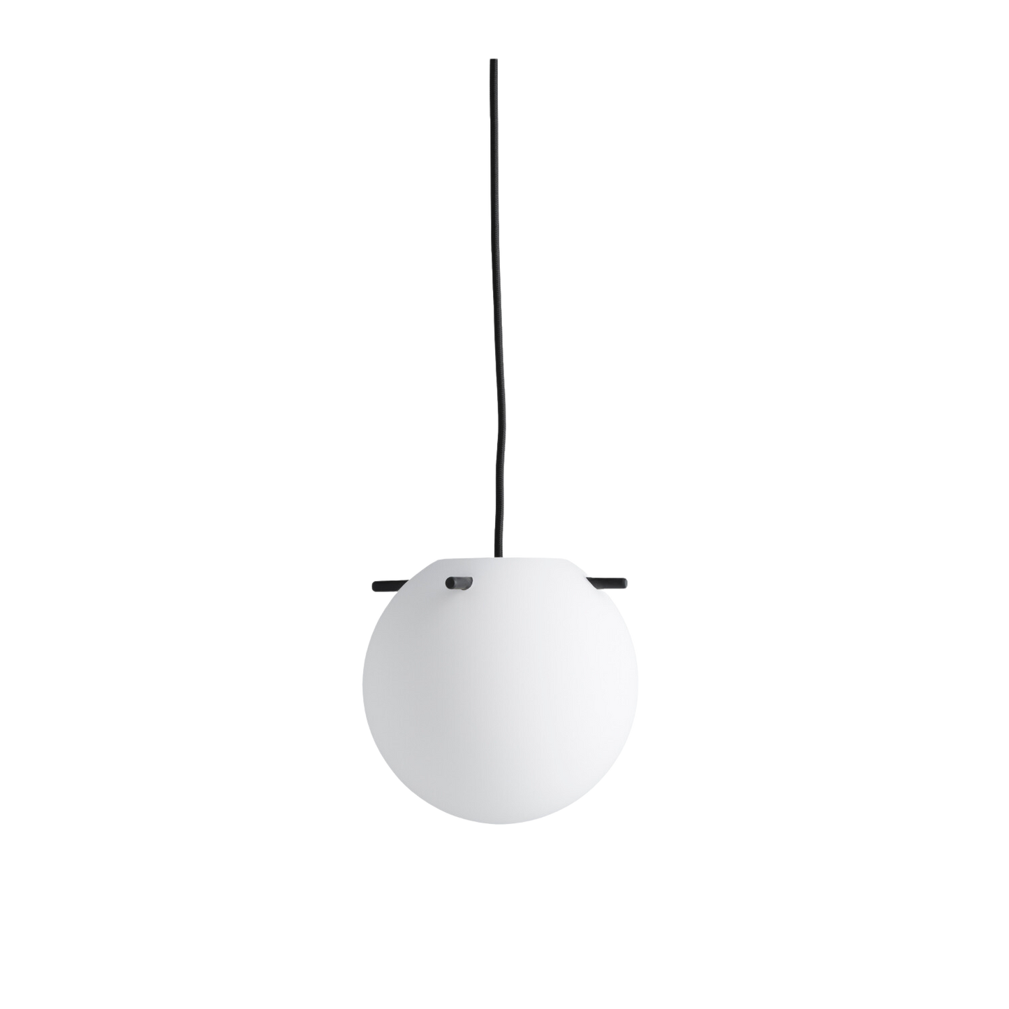 FRANDSEN Koi hänge - Ø32 - Opal Vit/Svart Stick
