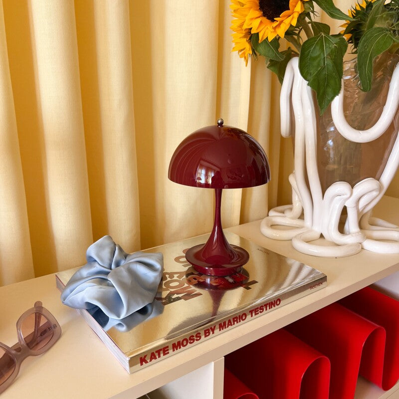 Louis Poulsen Panthella 160 Portable Lampe Opaque Burgundy