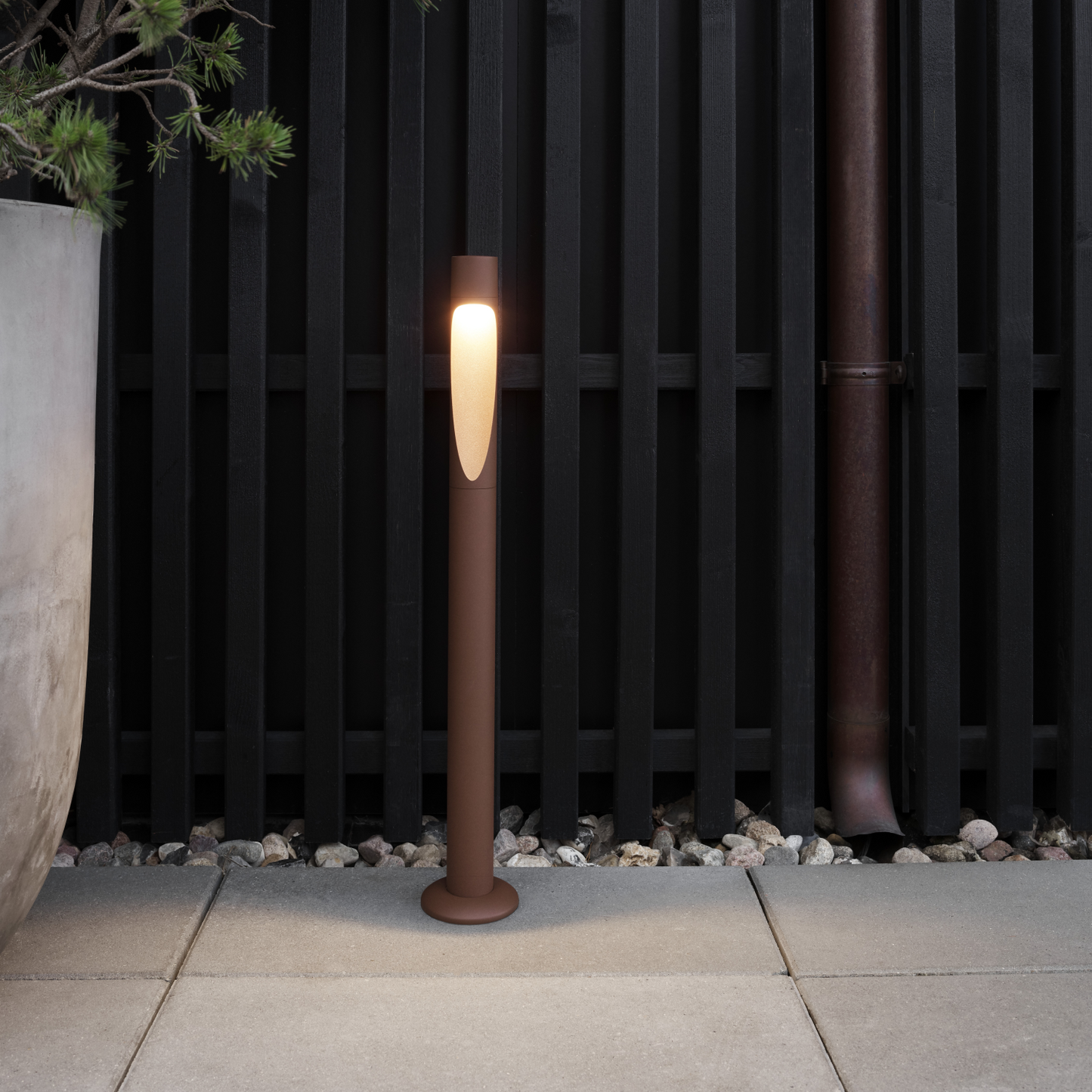 Louis Poulsen Flindt Garden L LED-DA 27K Anker - Corten