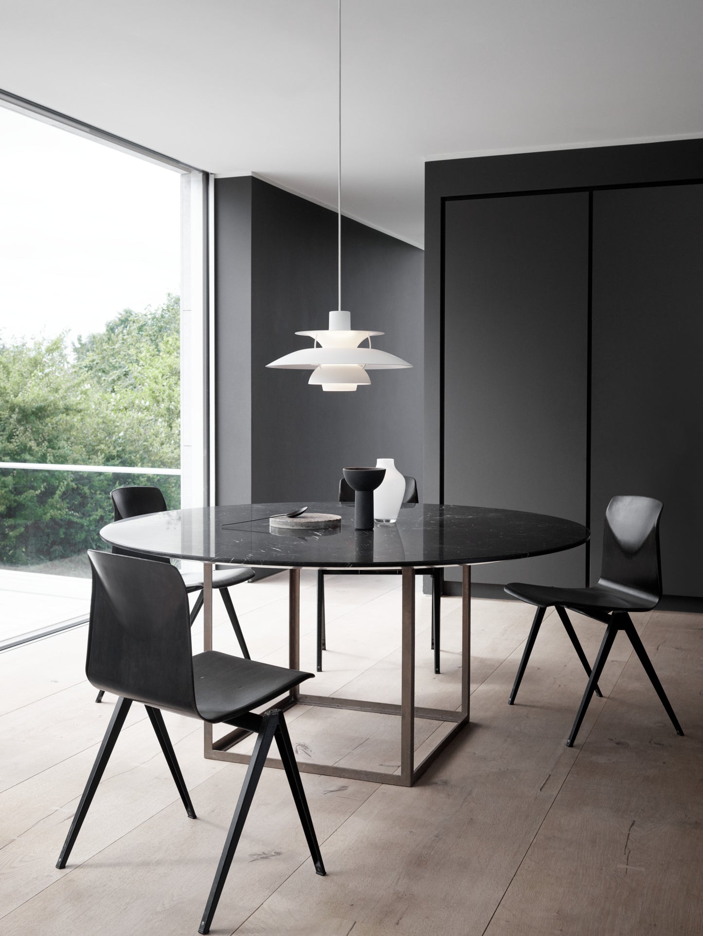 Louis Poulsen - PH 5 Pendel - Monokrom Vit