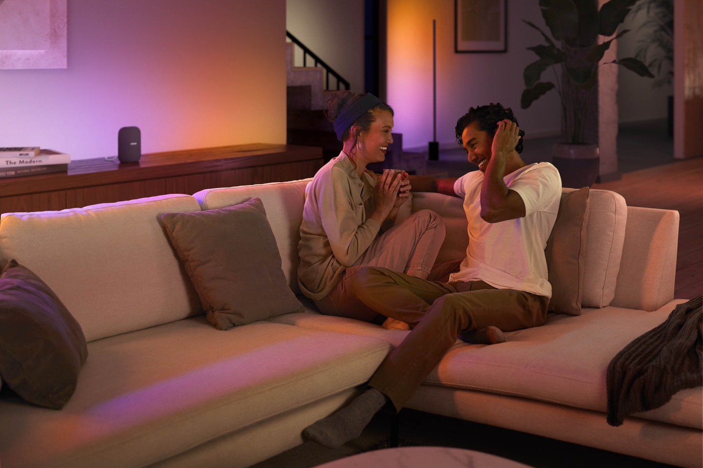 Philips Hue Gradient Signe gulvlampe - sort