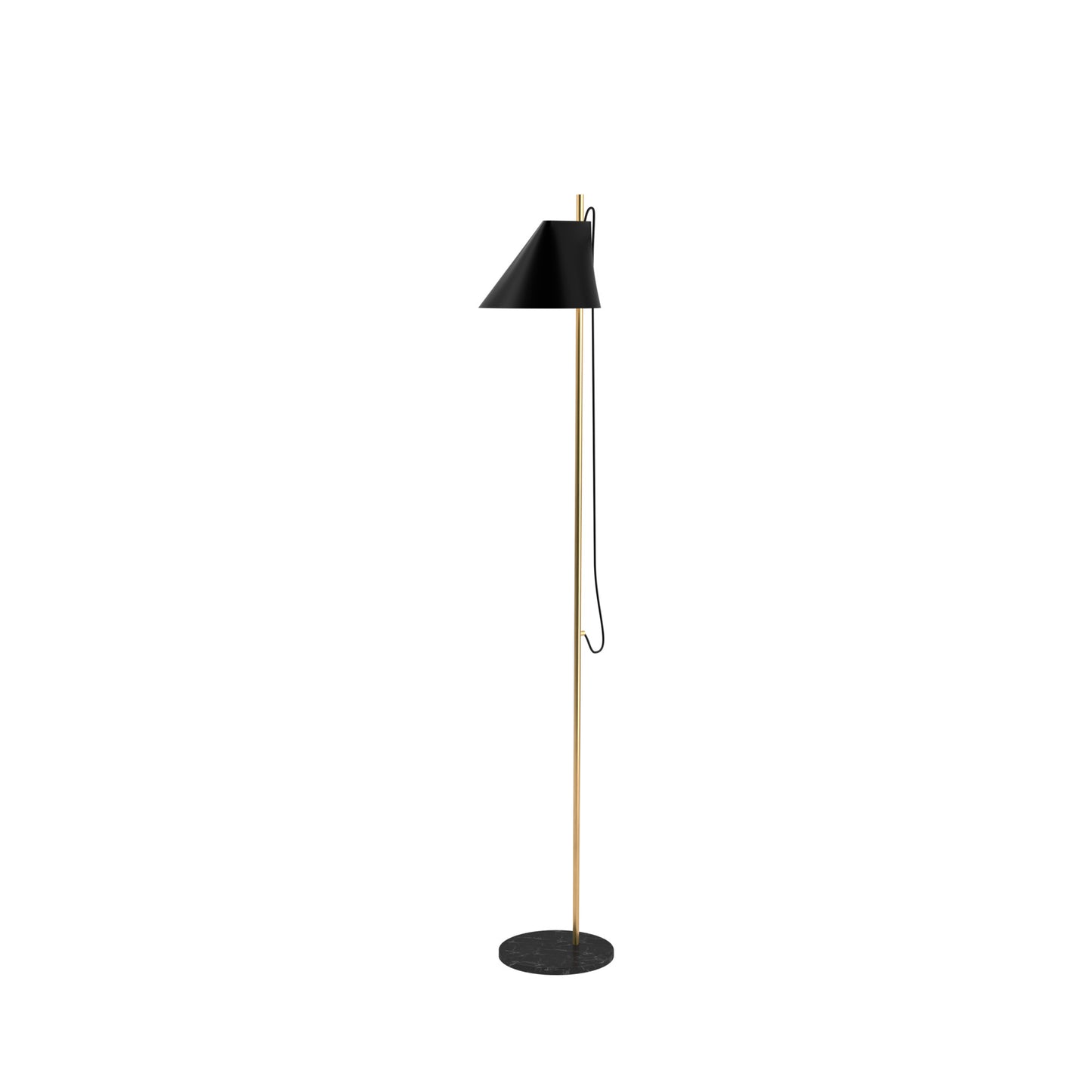 Louis Poulsen - Yuh golvlampa - svart marmorfot