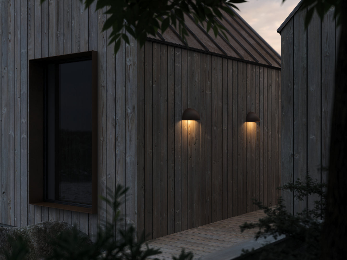 Ljuspunkt - Rörhatt Vägglampa E14 Corten