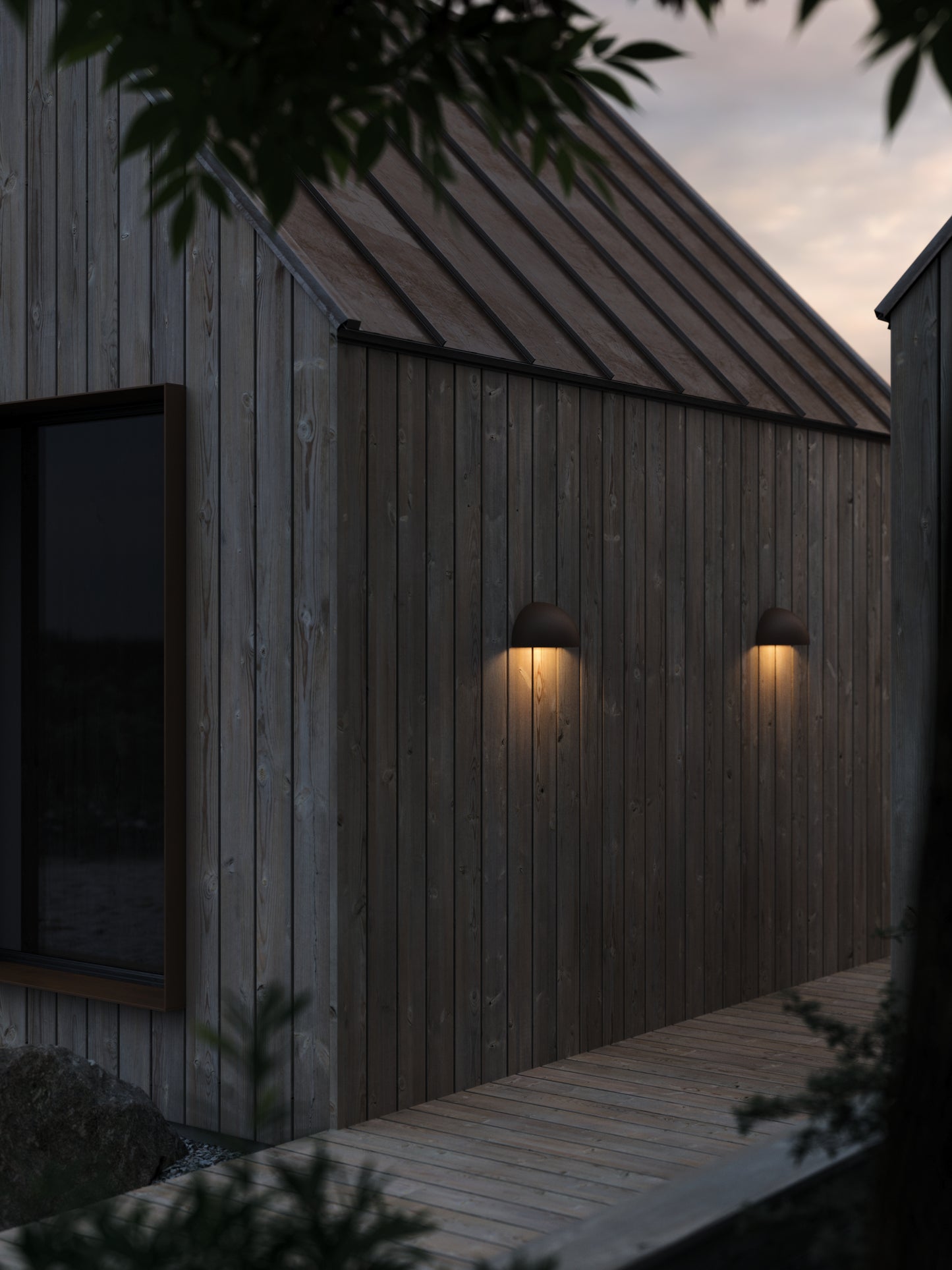 Ljuspunkt - Rörhatt Vägglampa E14 Corten