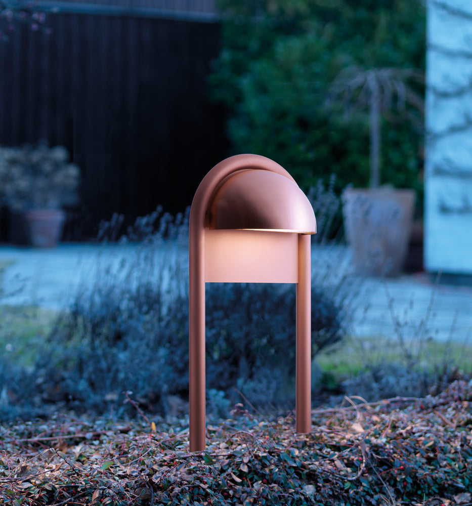 Ljuspunkt - Rörhatt Vägglampa LED - Copper Raw
