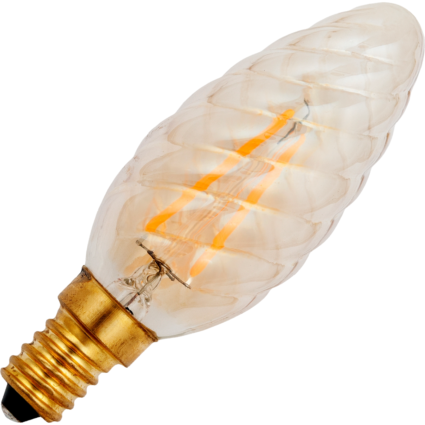 DECO LED E14 Gold snoet kerte 920 140Lm 1,5W 320°
