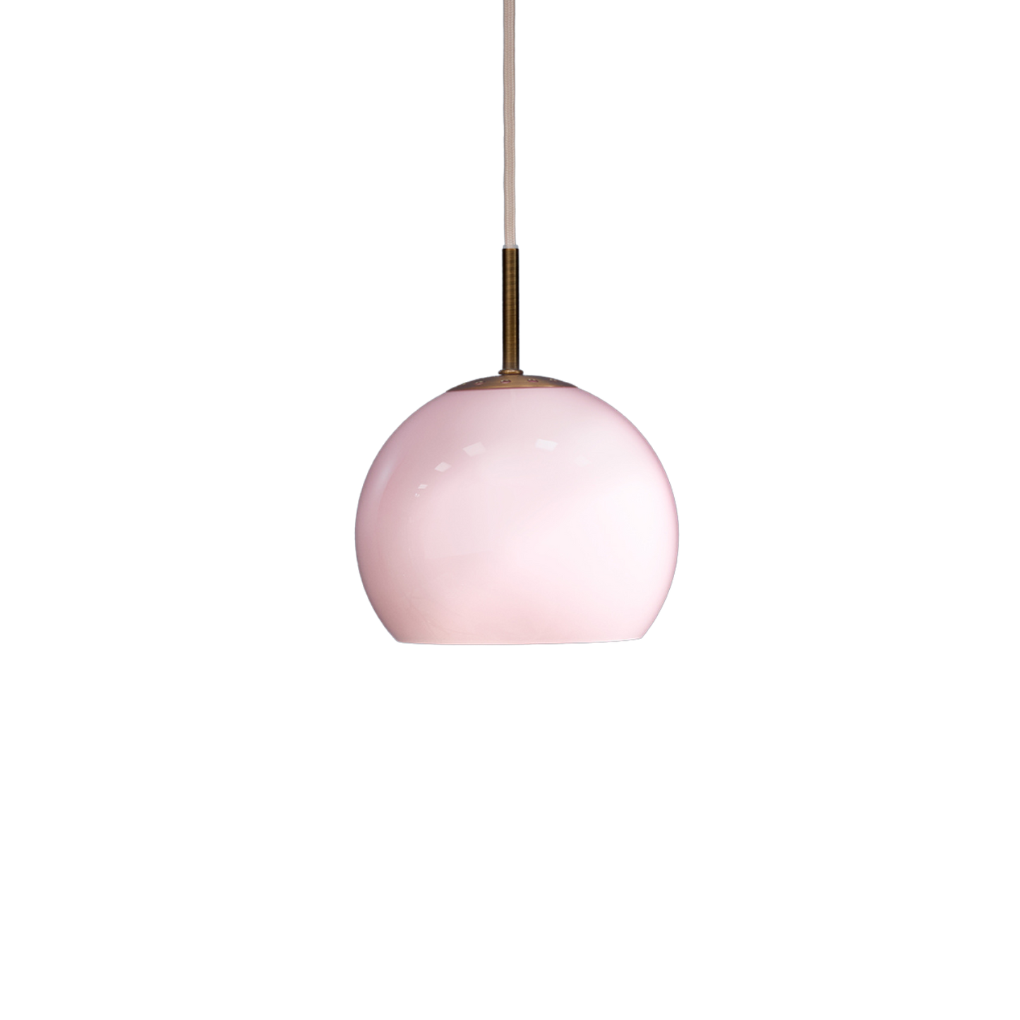 Rosa glas pendel