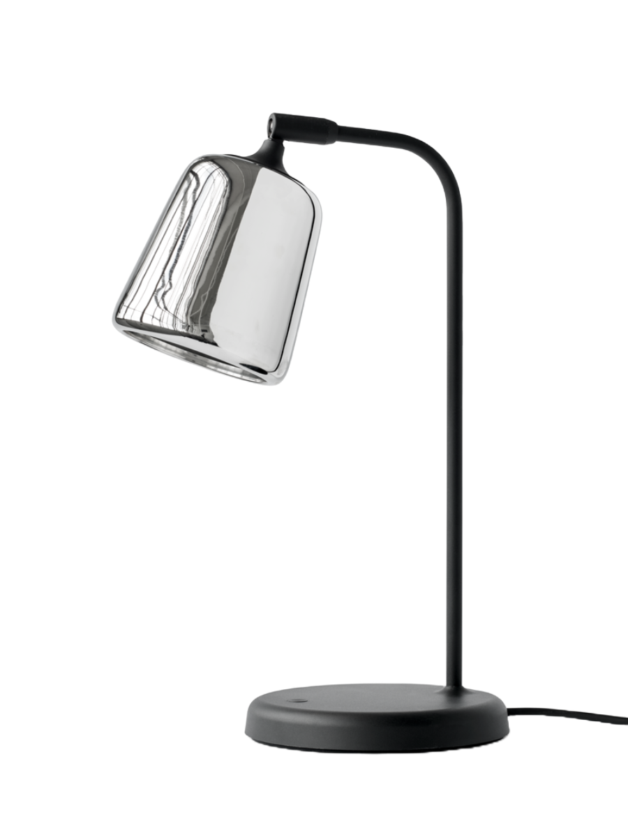 New Works Material Bordlampe - Rustfri Stål