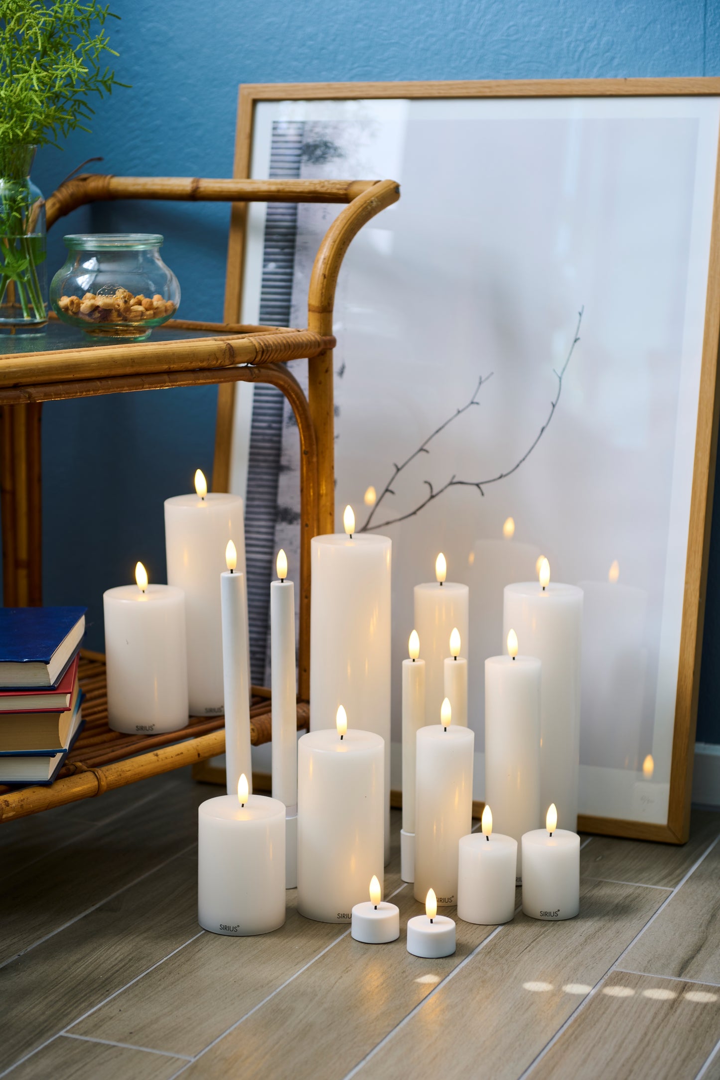 Sirius - Sill uppladdningsbara lampor Ø5*H25cm