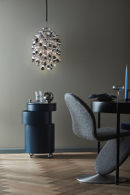 Verpan Spiral Mini Pendel - Sølv