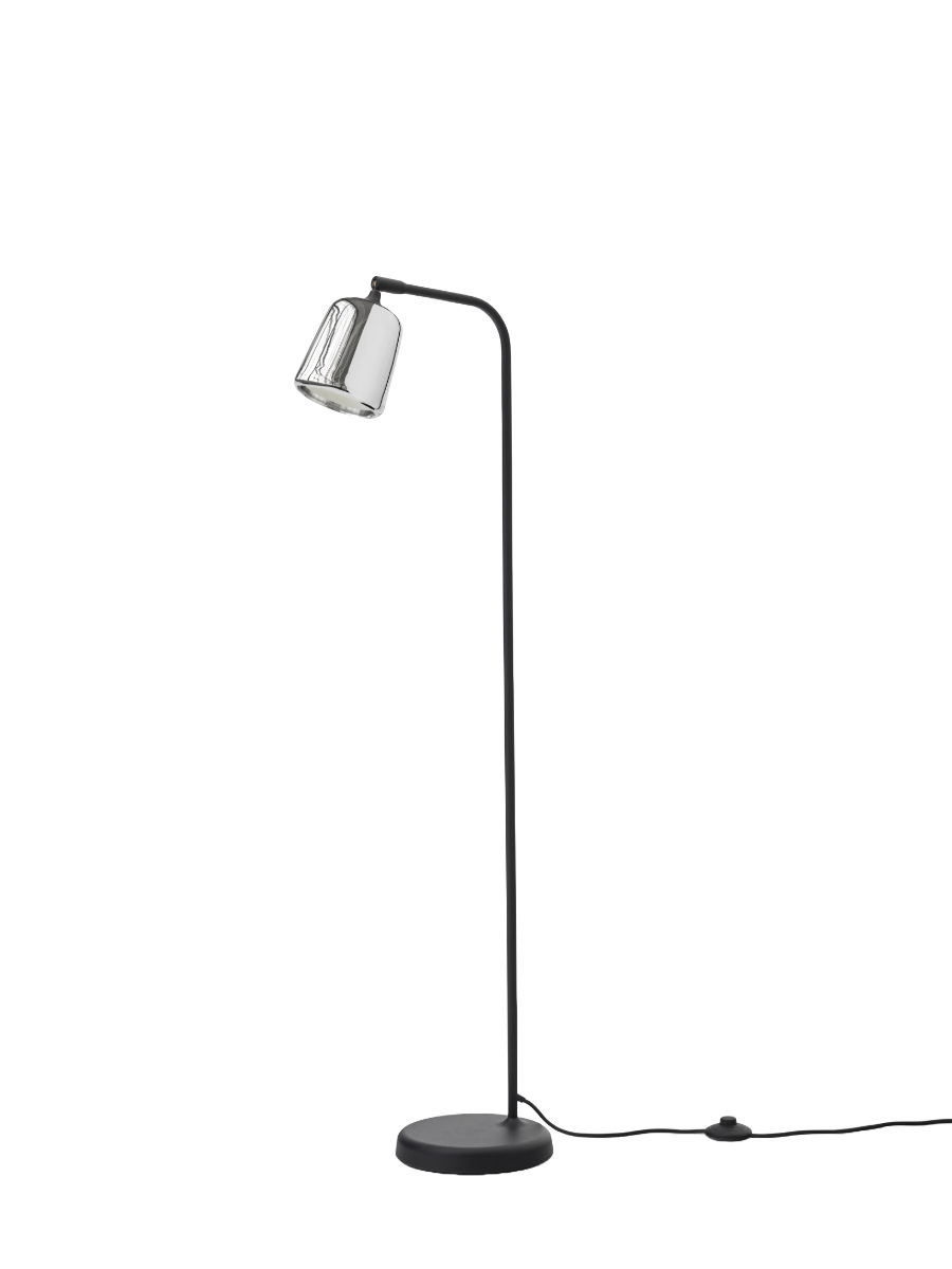 New Works Material Gulvlampe - Rustfrit Stål